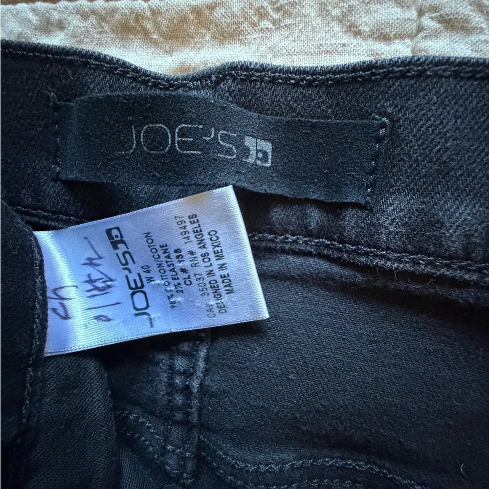 Joe's Jeans Men's Black Slim Straight Jeans